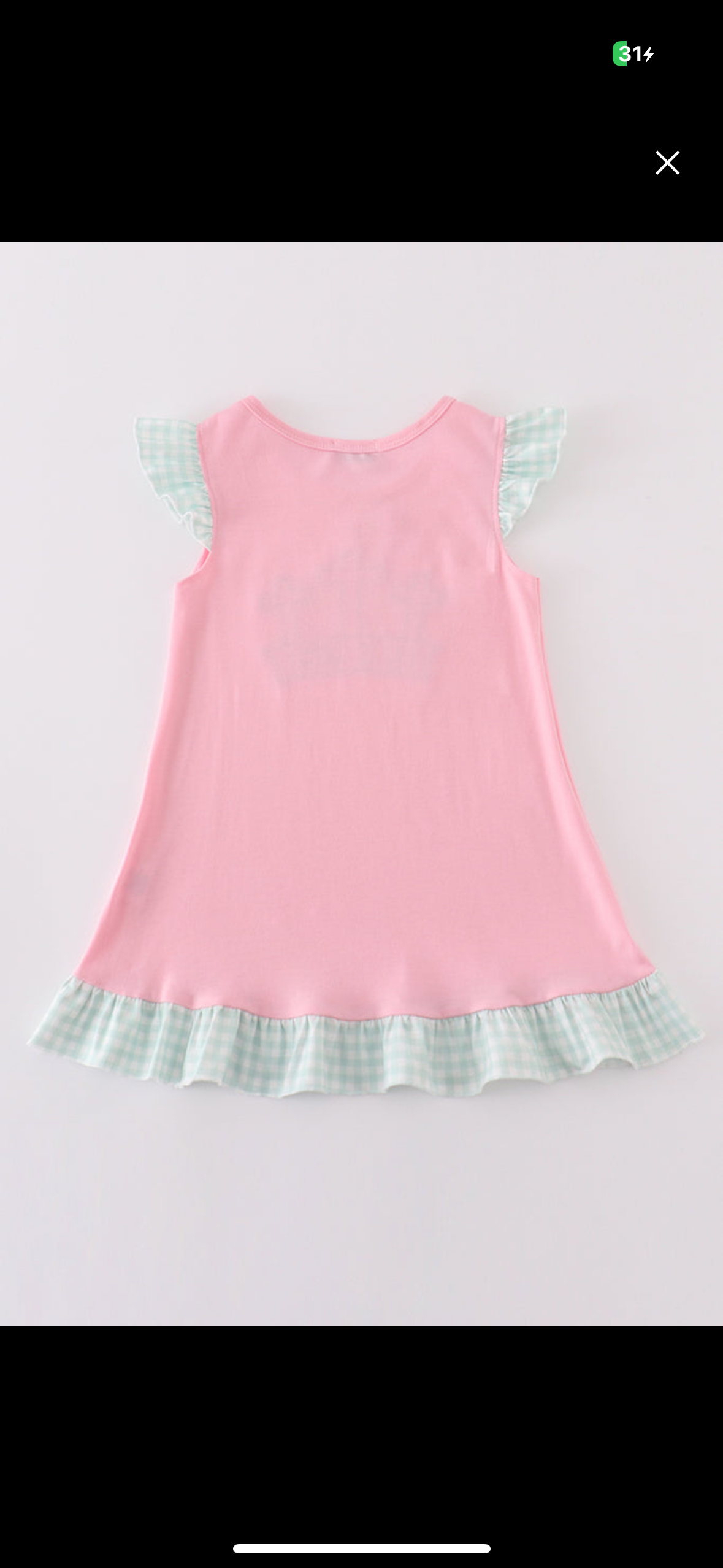 He is Risen- pink girl dress